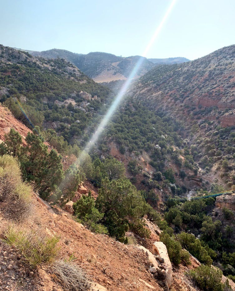 A photograph of Blue John Canyon